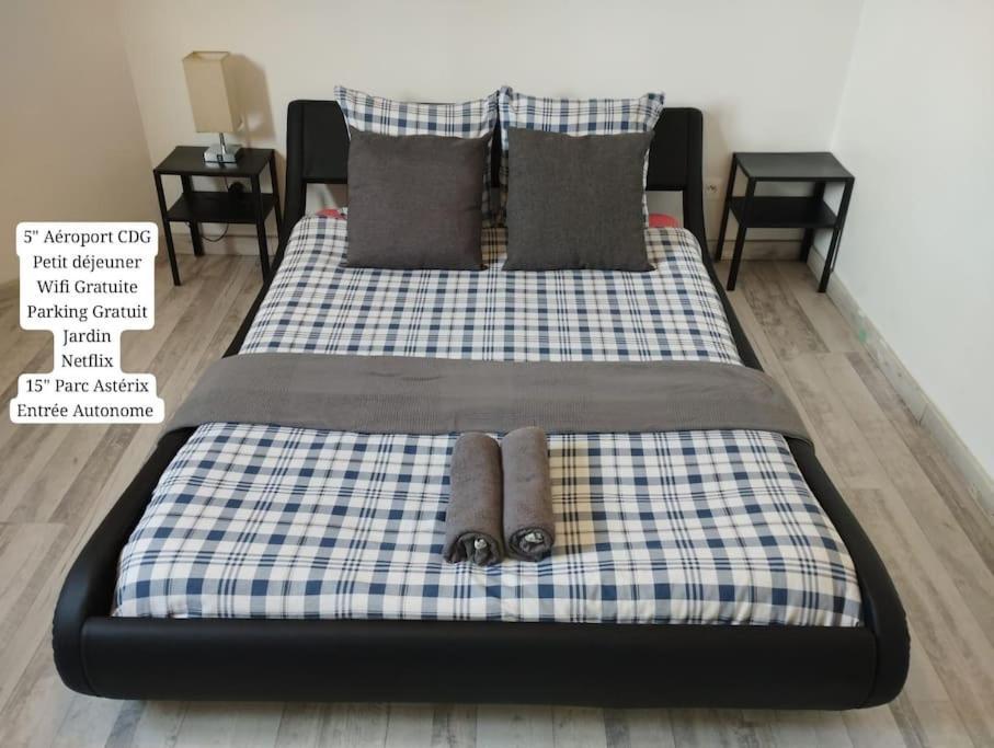 Appartement 2, Jardin, Collation, 5 Min De L'Aeroport Cdg Le Mesnil-Amelot Eksteriør billede